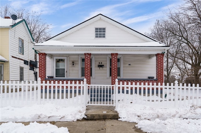 bungalow with a porch