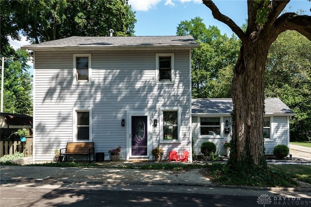 view of front of home