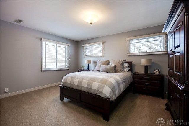 bedroom with carpet flooring