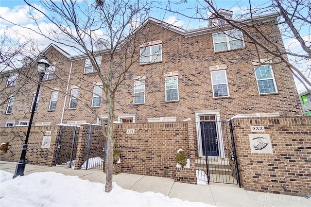 view of townhome / multi-family property