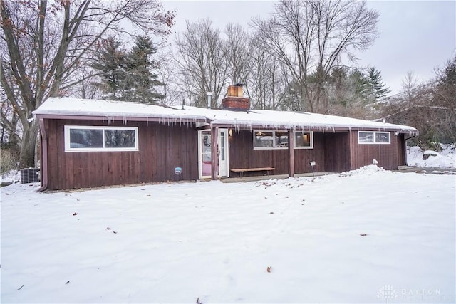 view of ranch-style home