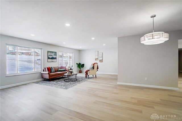 interior space featuring light hardwood / wood-style floors