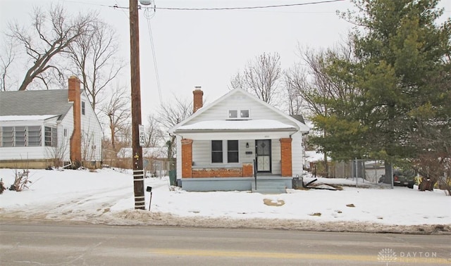 view of front of home