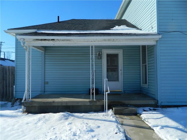 view of front of property with a porch