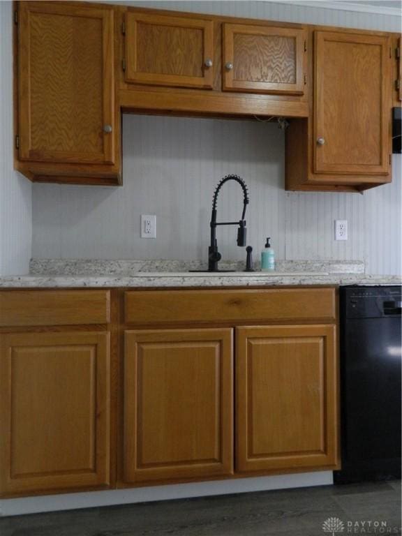 kitchen with dishwasher and sink