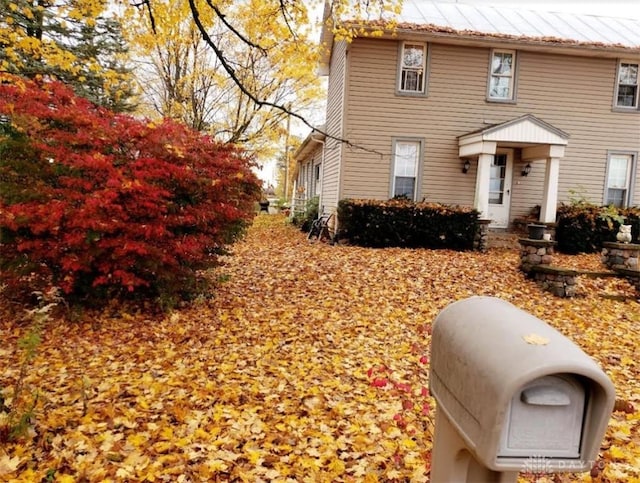 view of front of home