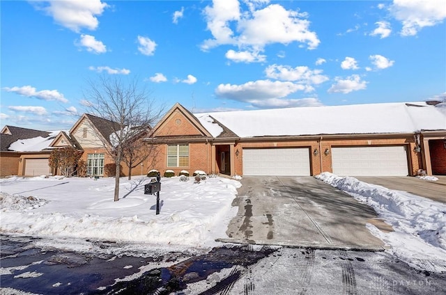 ranch-style house with a garage