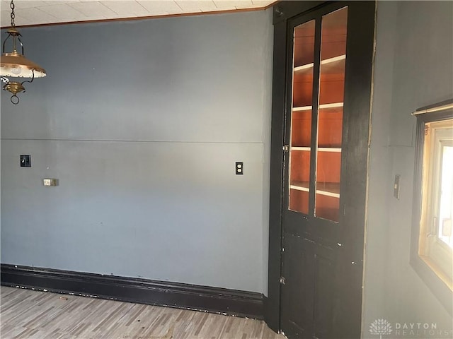 foyer featuring light hardwood / wood-style floors