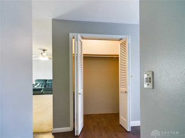 view of closet