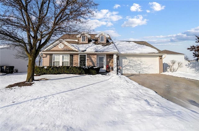 view of new england style home