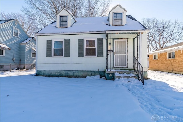 view of front of home