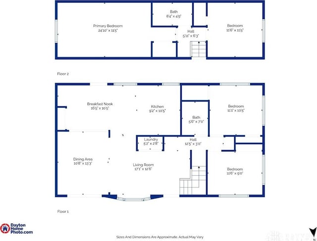 5254 Powell Rd, Dayton, OH 45424 - home floor plan