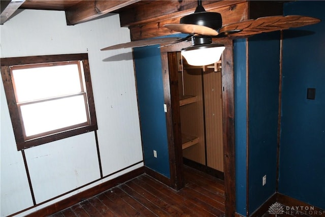 interior space featuring wood-type flooring