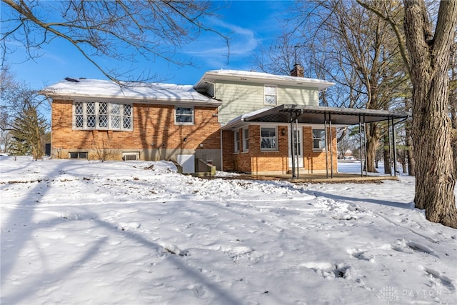 view of front of home