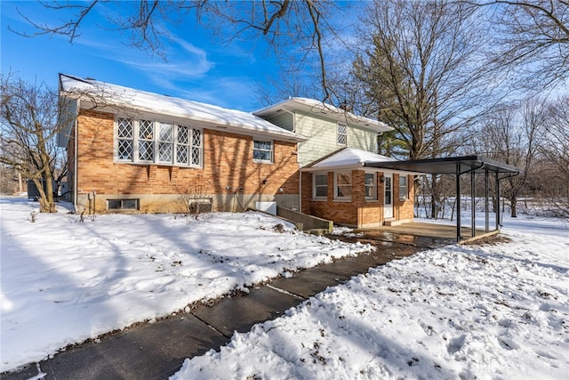 view of front of house with a porch