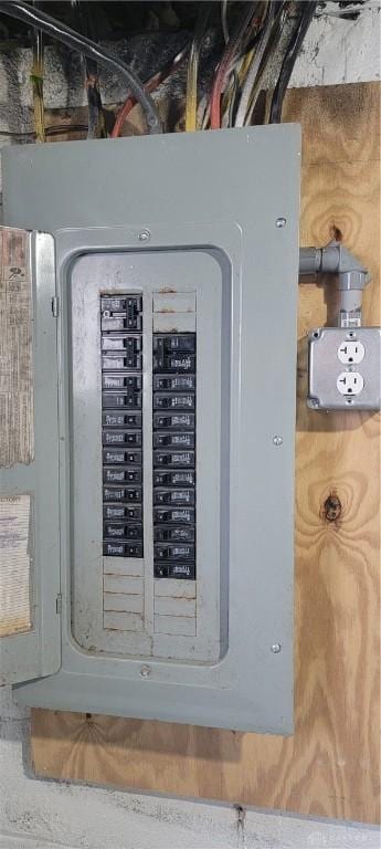 utilities with electric panel