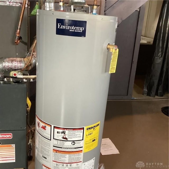 utilities with gas water heater