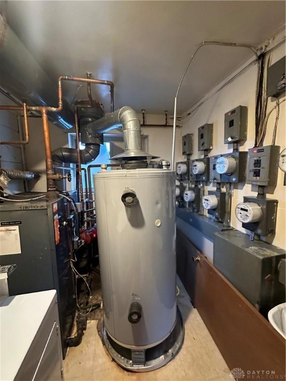 utilities featuring water heater