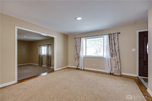 interior space featuring hardwood / wood-style flooring