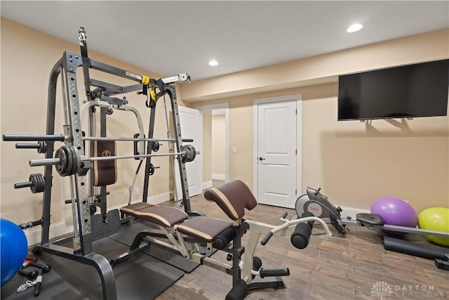 view of workout room