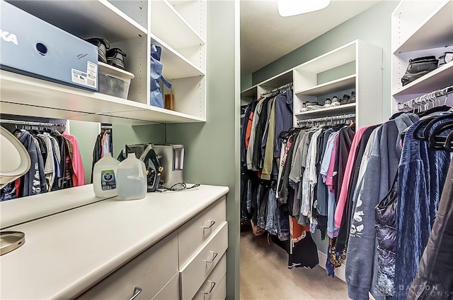 view of spacious closet