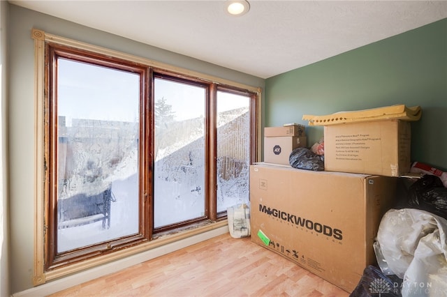 interior space featuring hardwood / wood-style floors