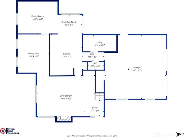 545 E Whipp Rd, Dayton, OH 45459 - floor plan / room layout