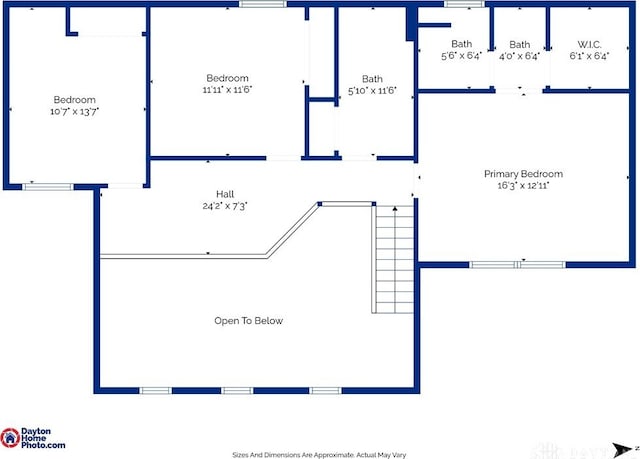 545 E Whipp Rd, Dayton, OH 45459 - room layout