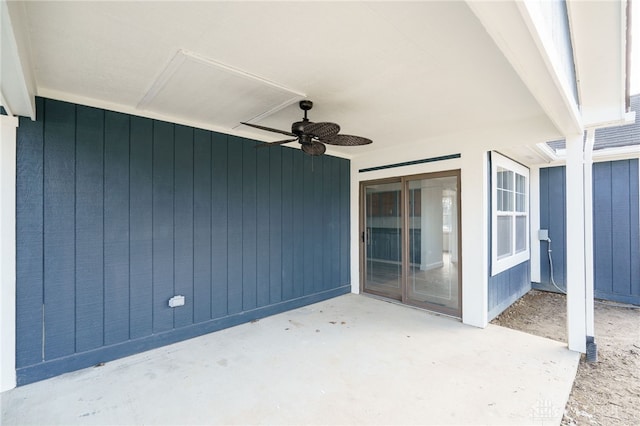 545 E Whipp Rd, Dayton, OH 45459 - view of patio / terrace featuring a ceiling fan