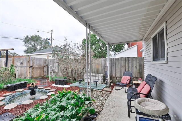 view of patio