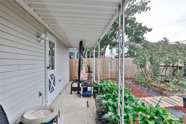 view of patio