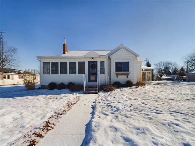 view of ranch-style home