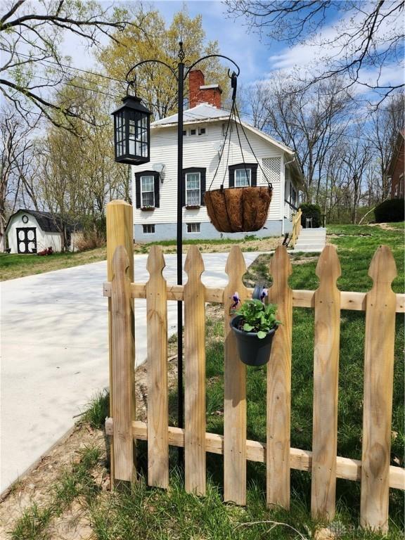 exterior space with fence