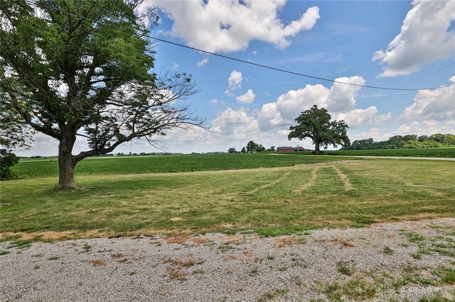 exterior space featuring a rural view