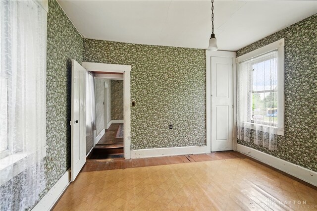 120 E State Route 73, Springboro, OH 45066 - empty room with wallpapered walls and baseboards