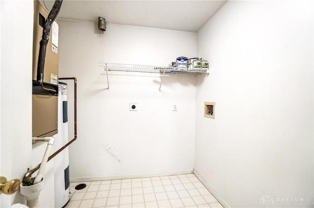 washroom featuring hookup for a washing machine and electric dryer hookup