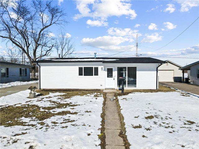 ranch-style house with a garage