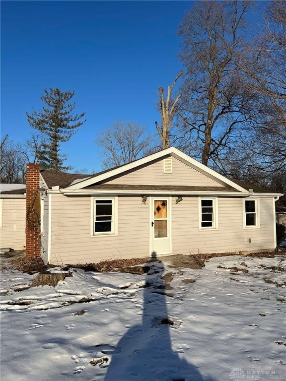 view of ranch-style home