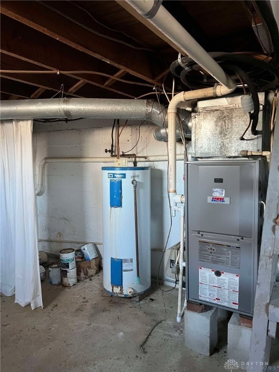 utilities featuring water heater