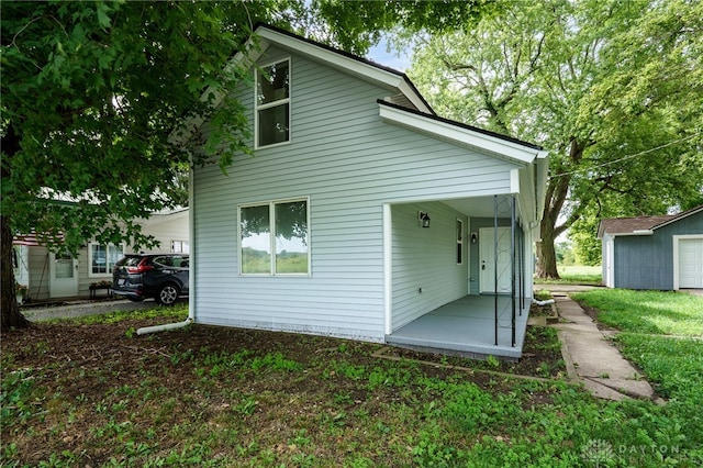 view of rear view of house