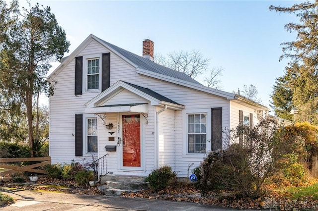 view of front of property