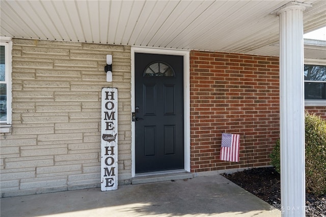 view of entrance to property