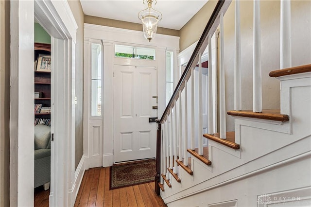 1311 US Route 50, Miami Township, OH 45150 - foyer entrance with stairway and wood-type flooring