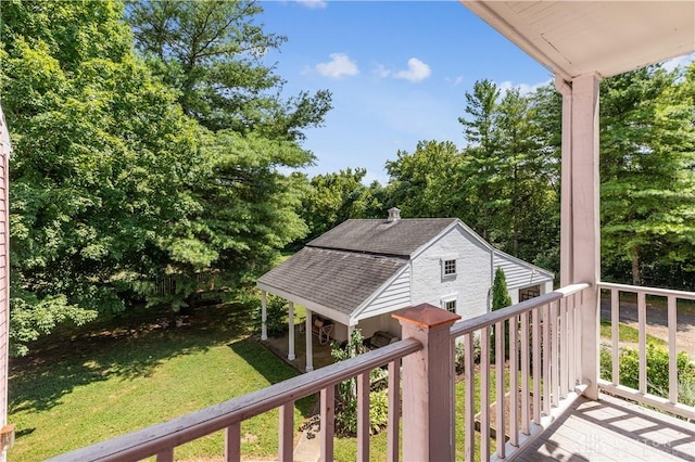 1311 US Route 50, Miami Township, OH 45150 - deck featuring a yard and view of scattered trees
