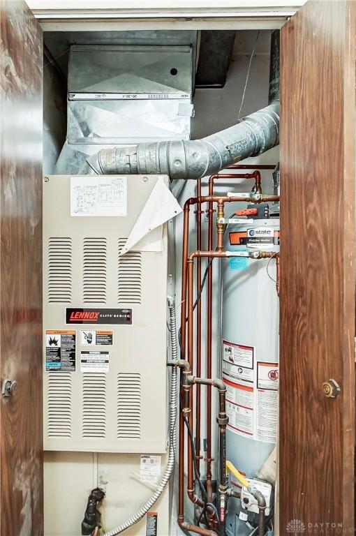 utilities featuring water heater