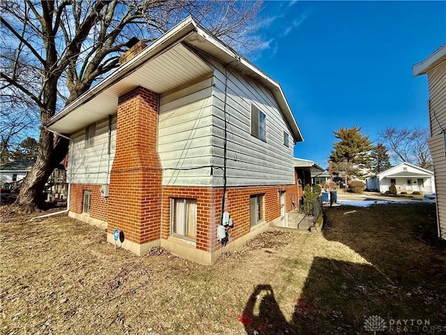 view of side of property