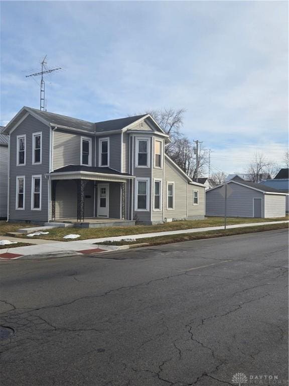 view of front of home featuring a porch