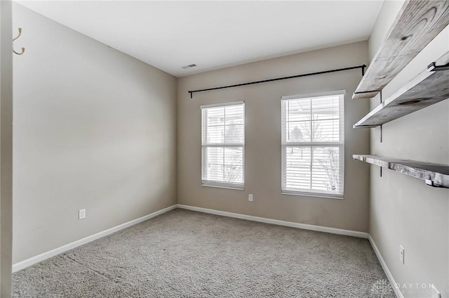 empty room with light carpet