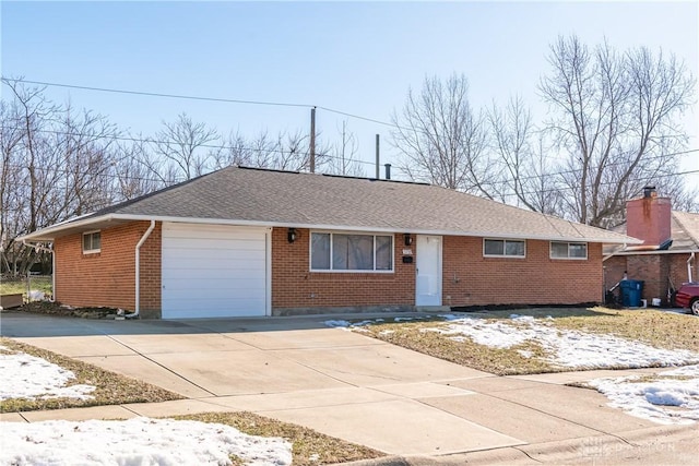 ranch-style house with a garage