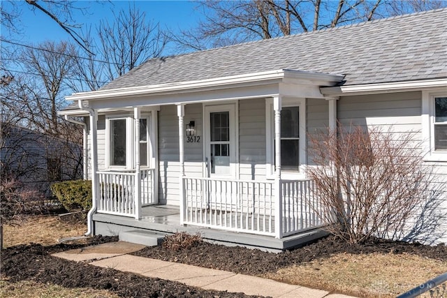 entrance to property with covered porch